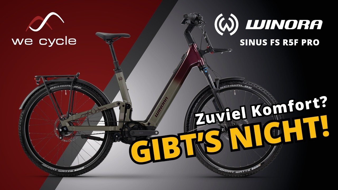 Winora Sinus FS R5f Pro Low 27 5'' Pedelec E Bike Trekking Fahrrad sandfarbenrot 2026