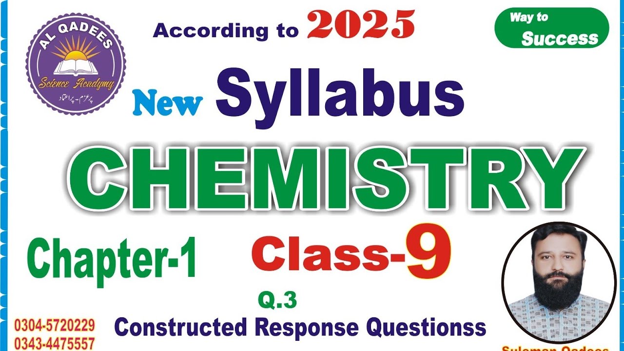 #chemistry Class 9th.Chapter 1 |States of Matter| #newsyllabus |Exercise Constructed Questions| #ptb