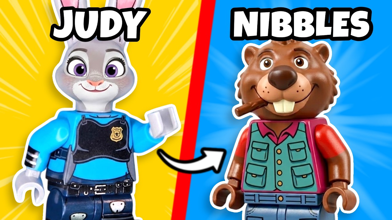 Я построил город Зверополис из LEGO...