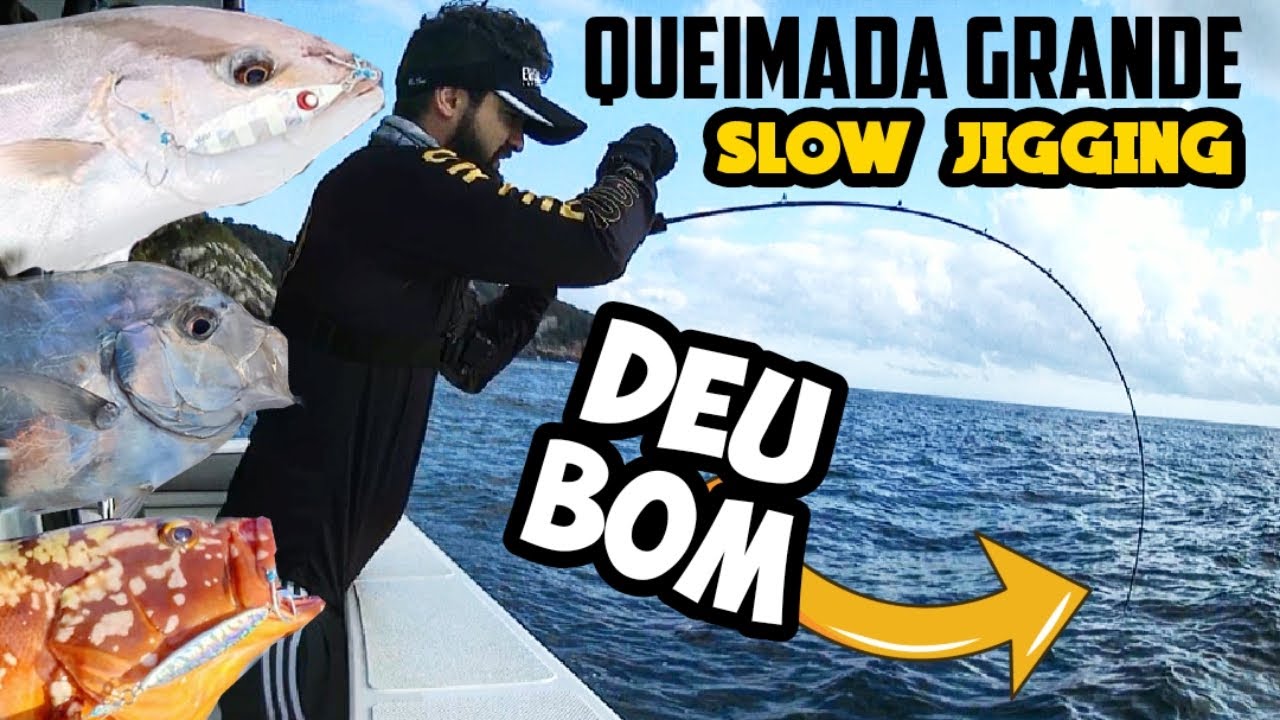 TÉCNICA de PESCA / SLOW JIGGING na ILHA da QUEIMADA GRANDE SP