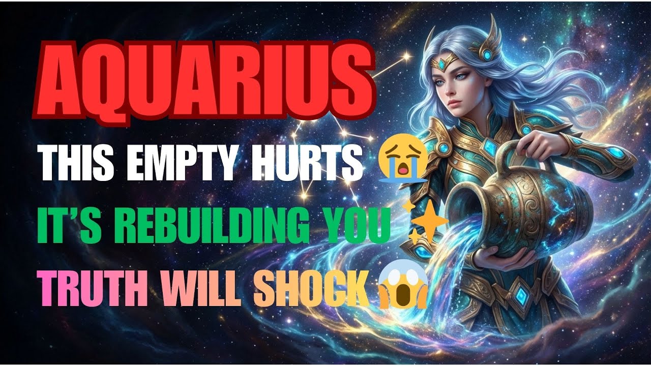 AQUARIUS ♒ THIS “EMPTY” PHASE IS REBUILDING YOU… BUT IT HURTS 😭✨