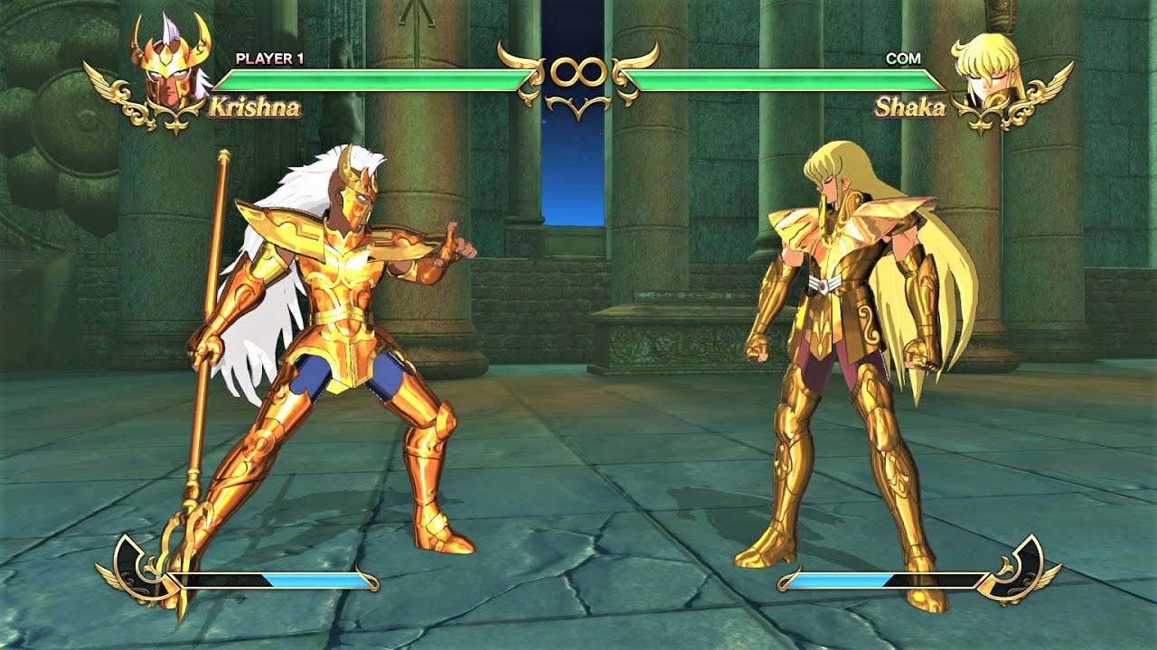 Chrysaor Krishna vs Virgo Shaka (Hardest AI) - Saint Seiya: Soldiers' Soul