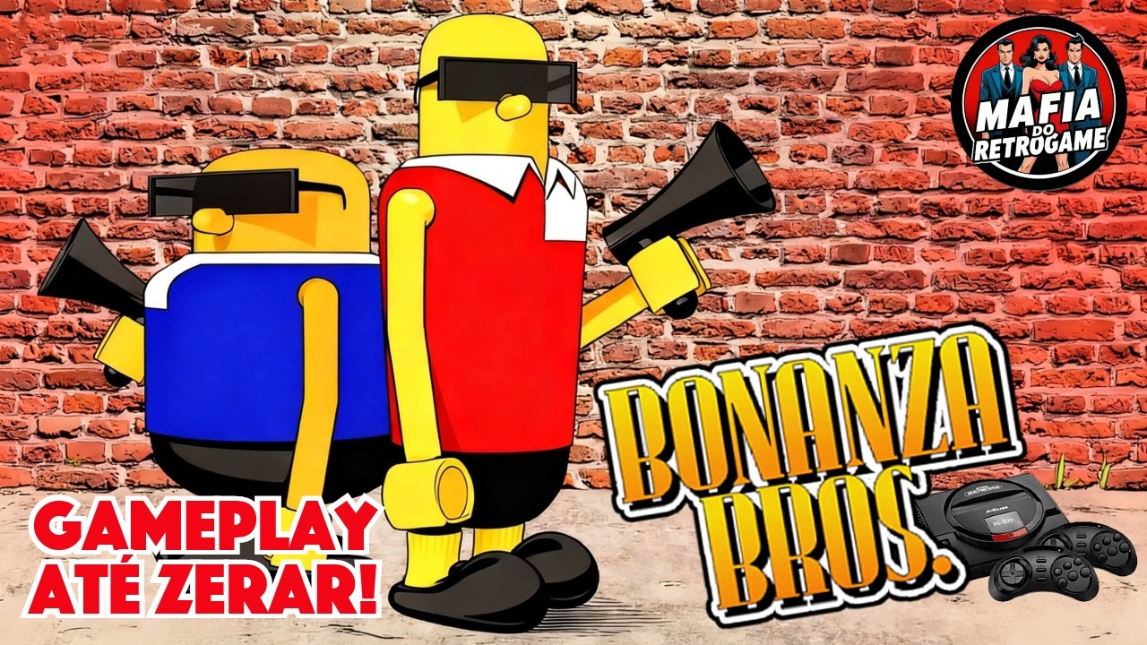 BONANZA BROS - Gameplay até ZERAR!