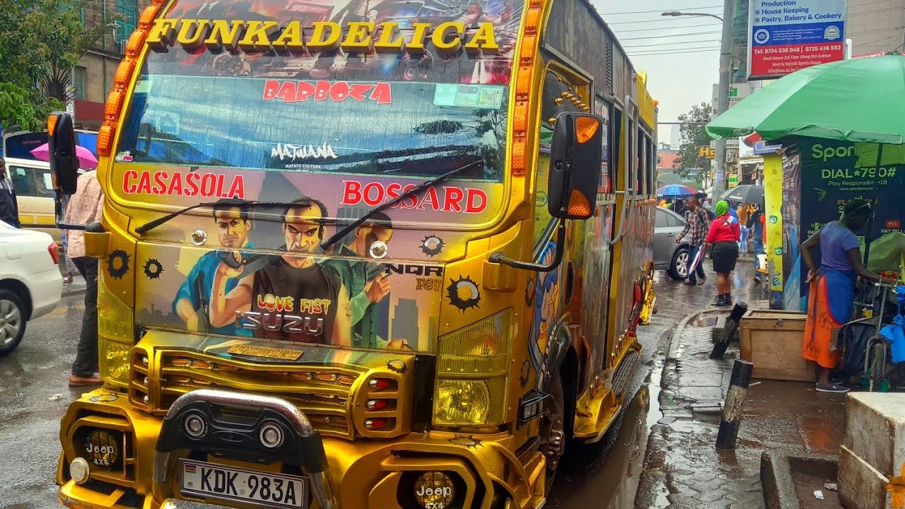 Funka Delica (Exterior and Interior) Beast Of The Streets, #matatuculture #matwana #matatugalore