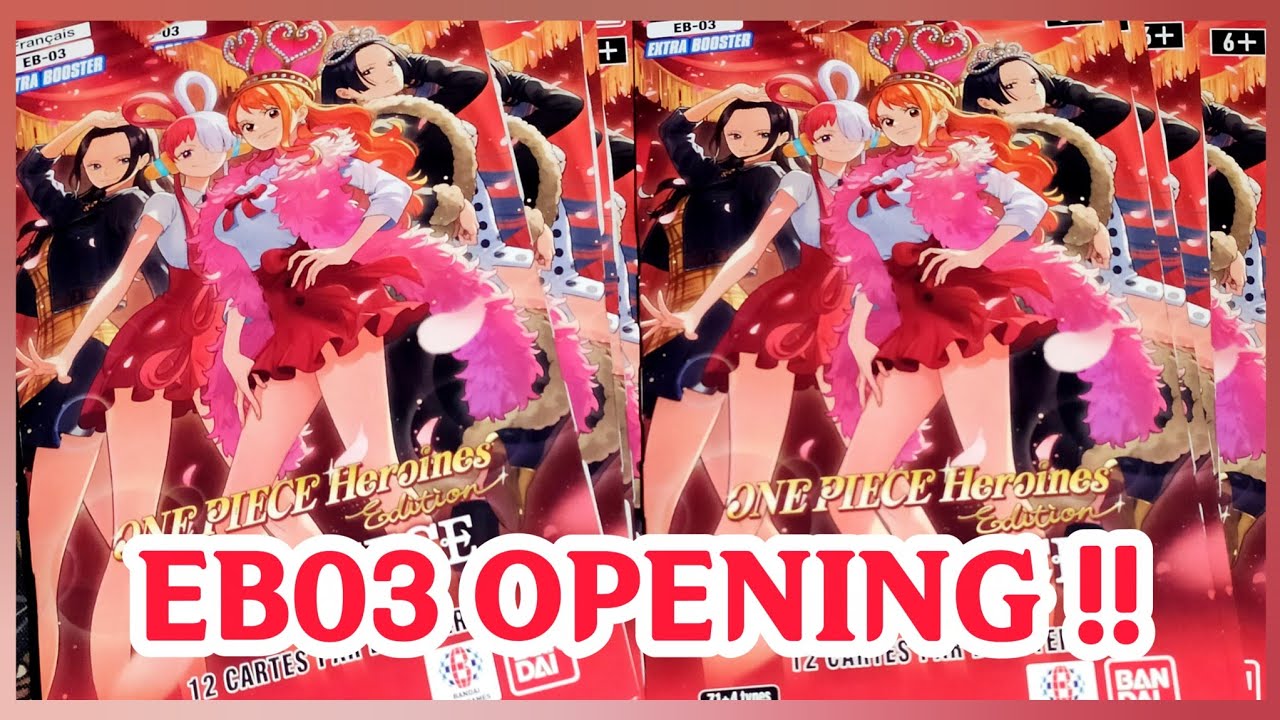 OUVERTURE Booster Blister EB03 Heroines Edition !! One Piece Card Game TCG