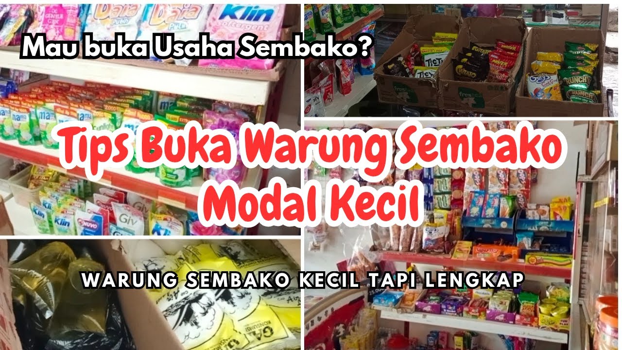 Tips Buka Warung Sembako Modal Kecil, Biar Cepat Balik Modal! Warung Sembako Kecil Lengkap