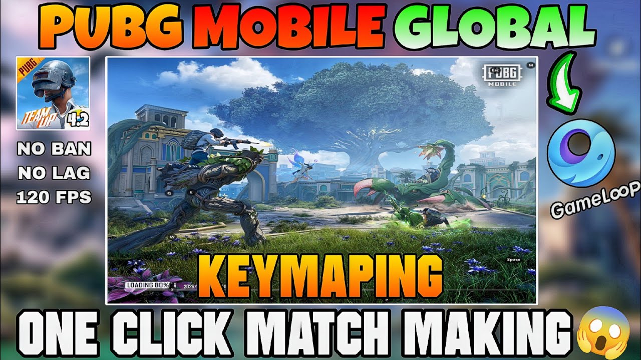 How To Play Pubg Mobile on Gameloop Emulator in India 🔥One Click Match Making & Keymaping ✅