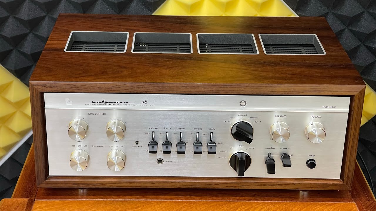 Ampli đèn luxman LX 38 đẹp leng keng xuất sắc về từ Nhật giá cực hấp dẫn
