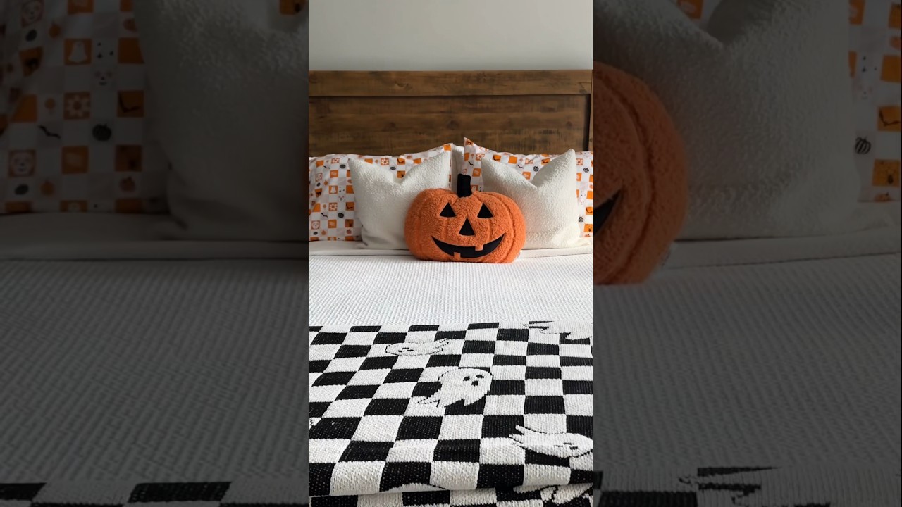 *ASMR* FALL BEDROOM CLEAN & DECORATE: PART 1 🍁🎃🍂