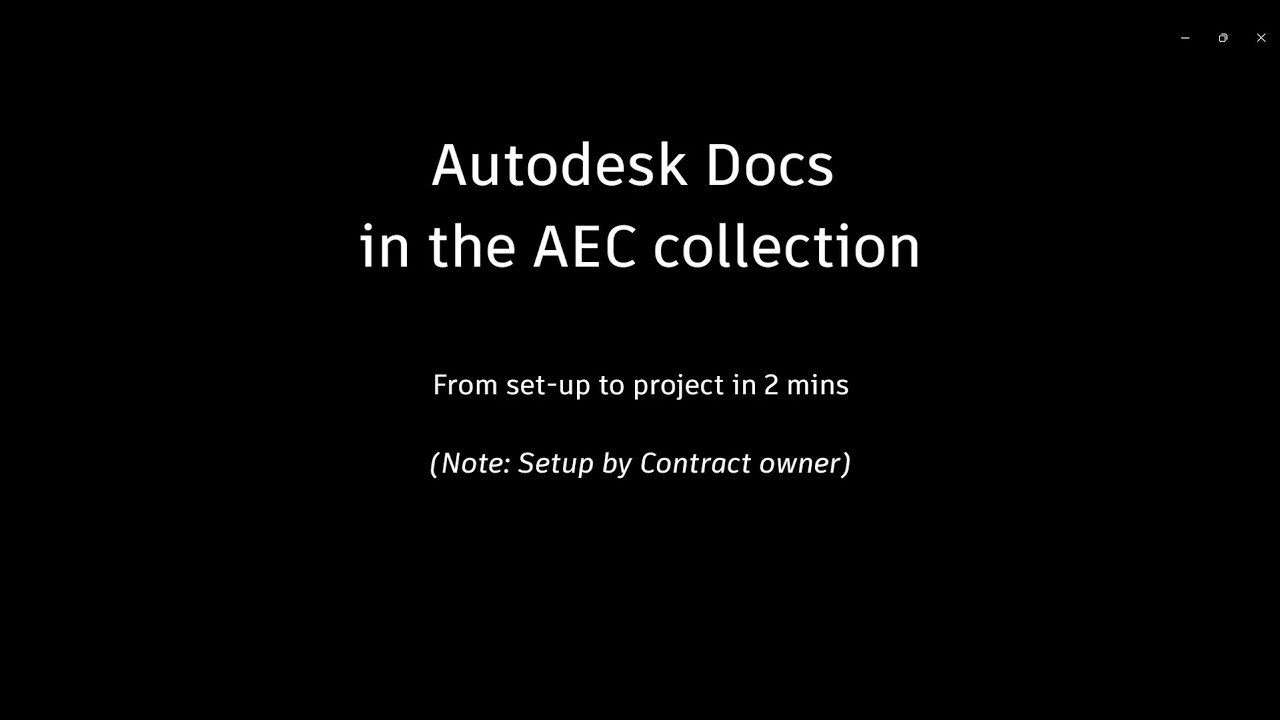 Autodesk Docs w Kolekcji AEC - Aktywacja Licencji i Podstawowa Konfiguracja - Tutorial
