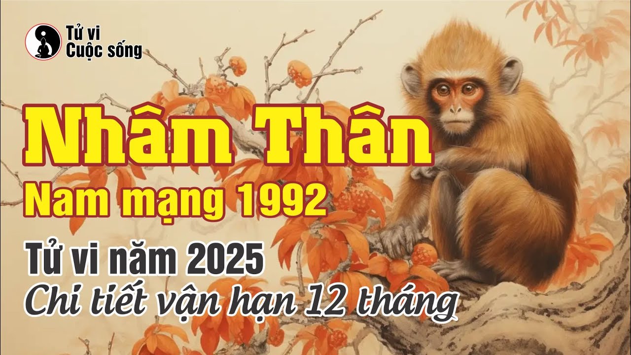 Year of the Monkey 1992 male - detailed horoscope for year 2025