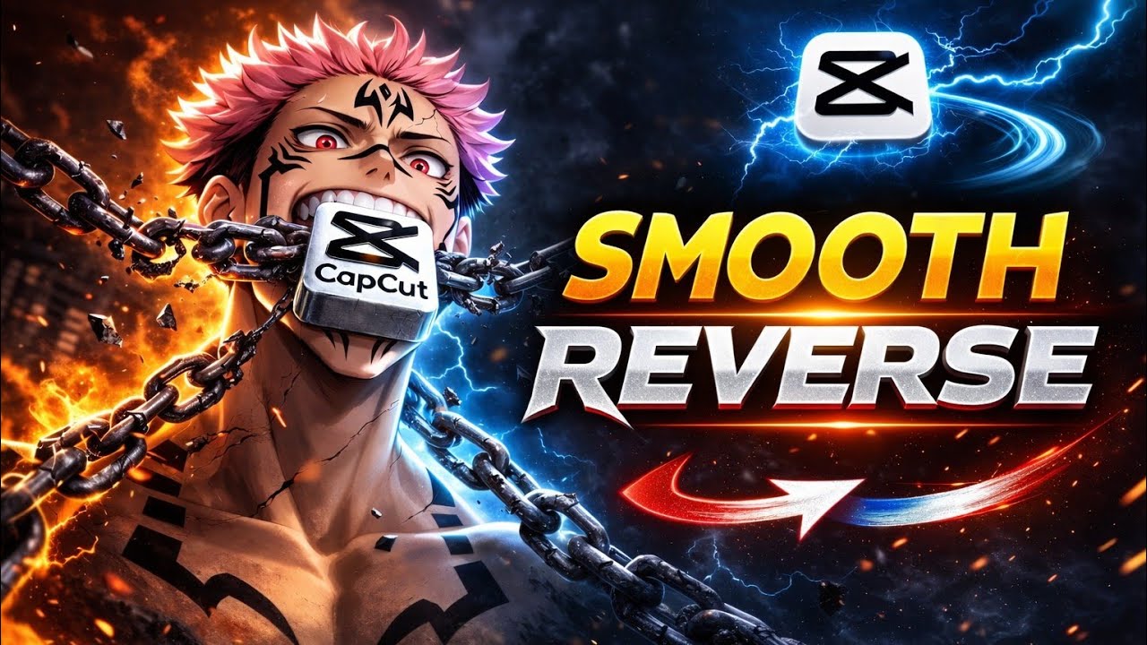 Viral Capcut Reverse edit tutorial in 2026 | Smooth reverse edit of anime 