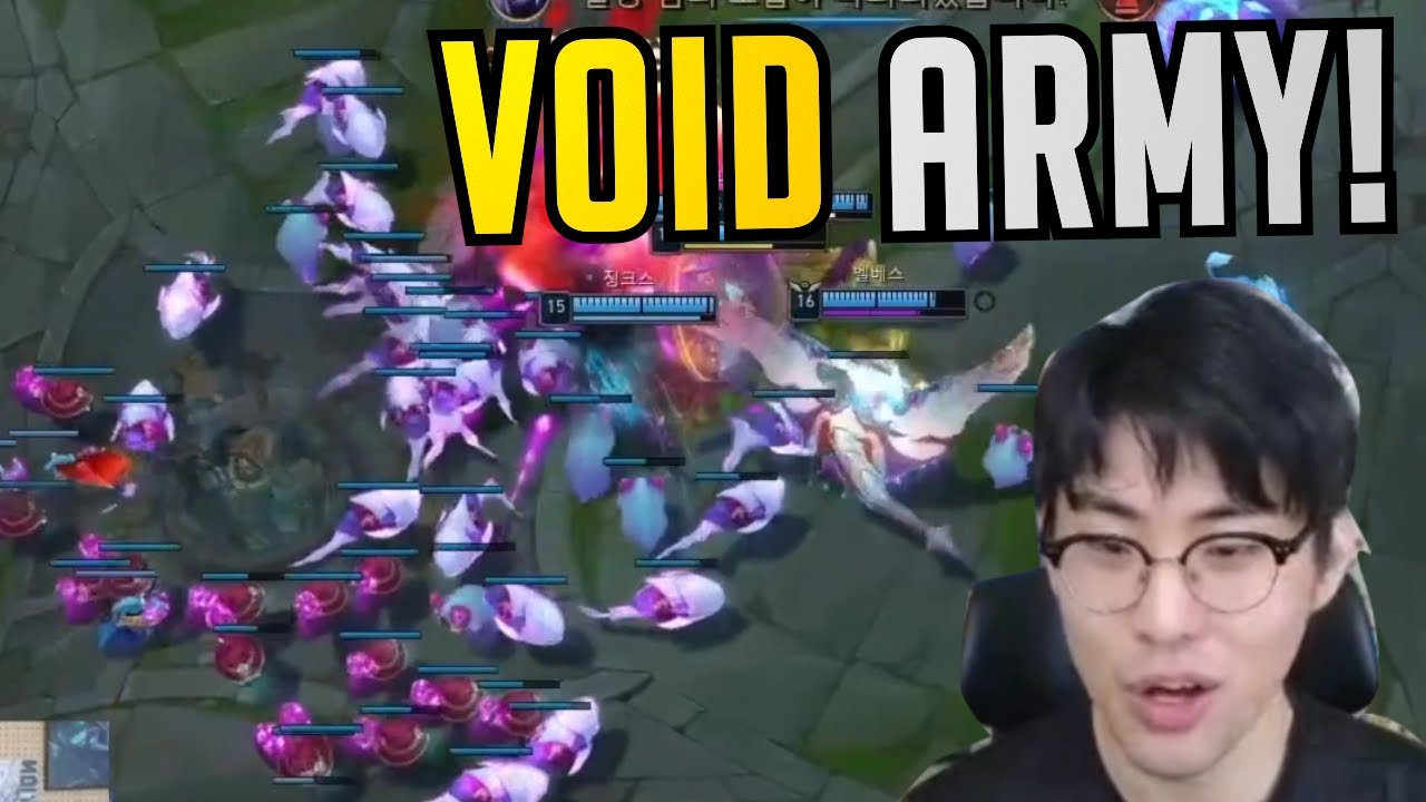 Ending the Game With HUGE Void Army - Best of LoL Stream Highlights (Translated)