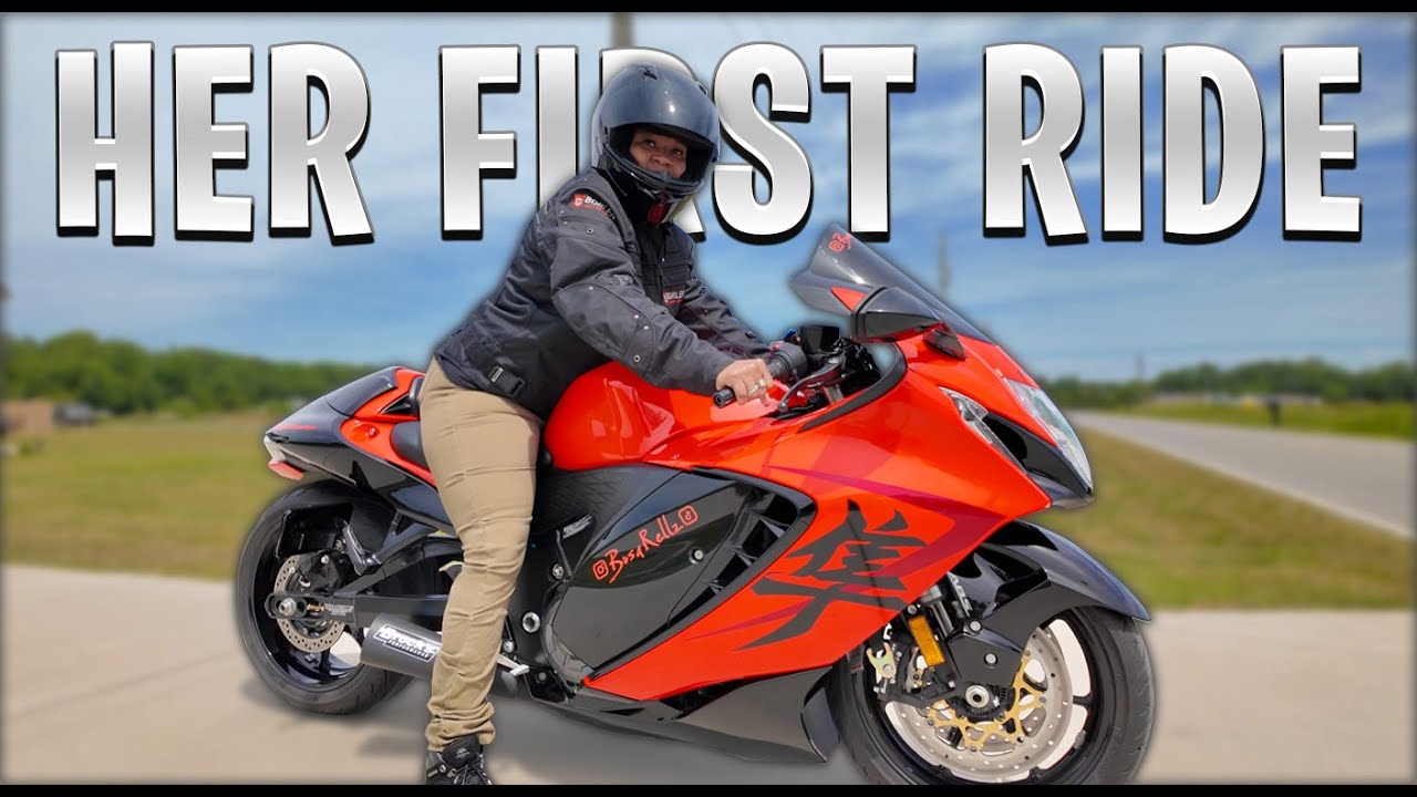 She Rode My Suzuki Hayabusa For The First Time!