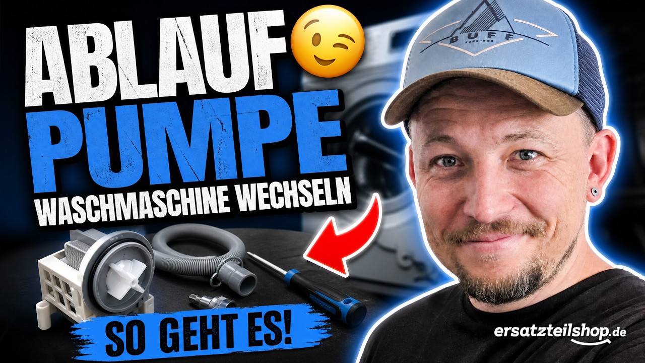 Ablaufpumpe Waschmaschine wechseln - so geht es!