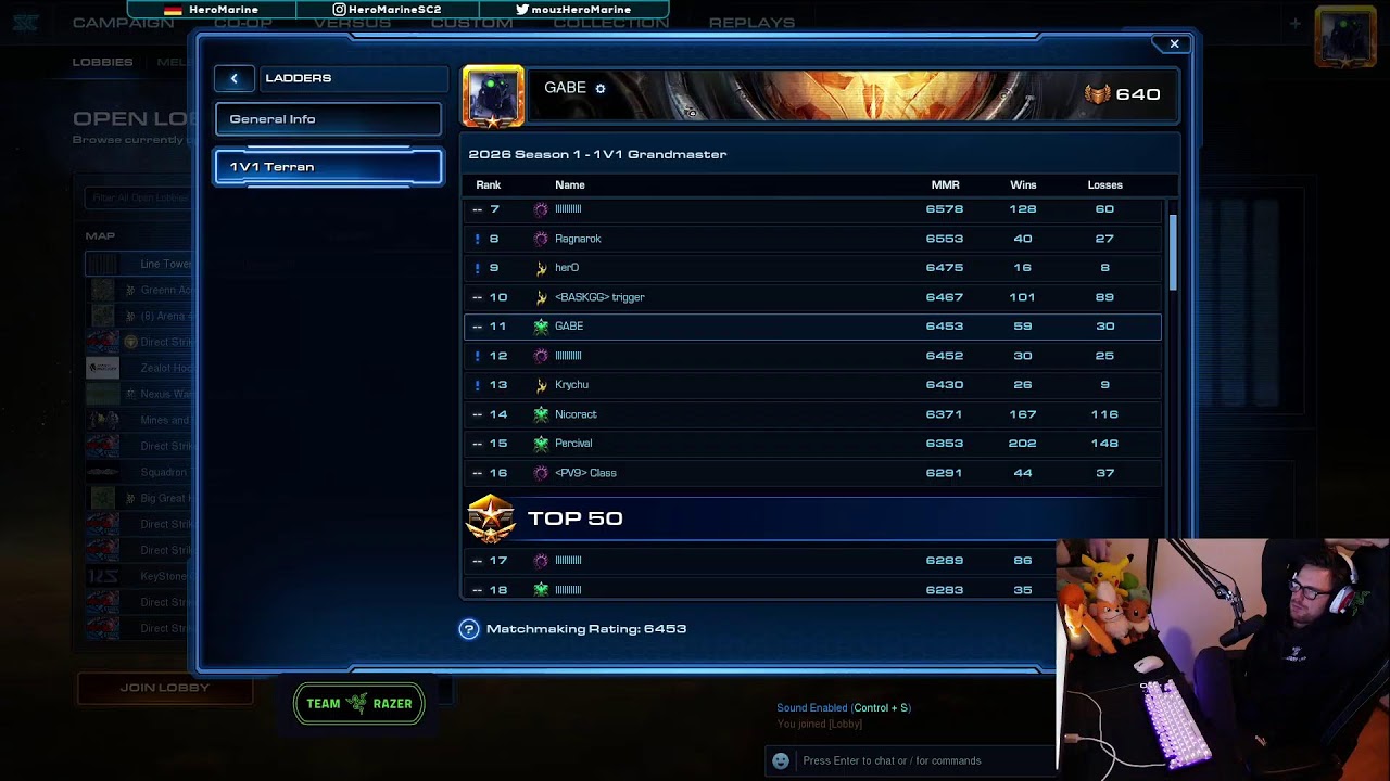 Chill Evening Stream & Casting Maru vs herO