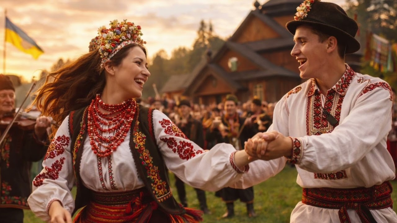 Сиділа під грушкою | Ukrainian Folk Song • Galicia Village Duet | Cinematic AI Cover
