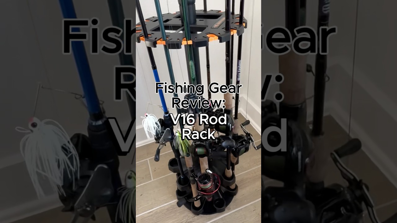 KastKing V16 Fishing Rod Rack Review #fishing #fishingtips #bassfishing
