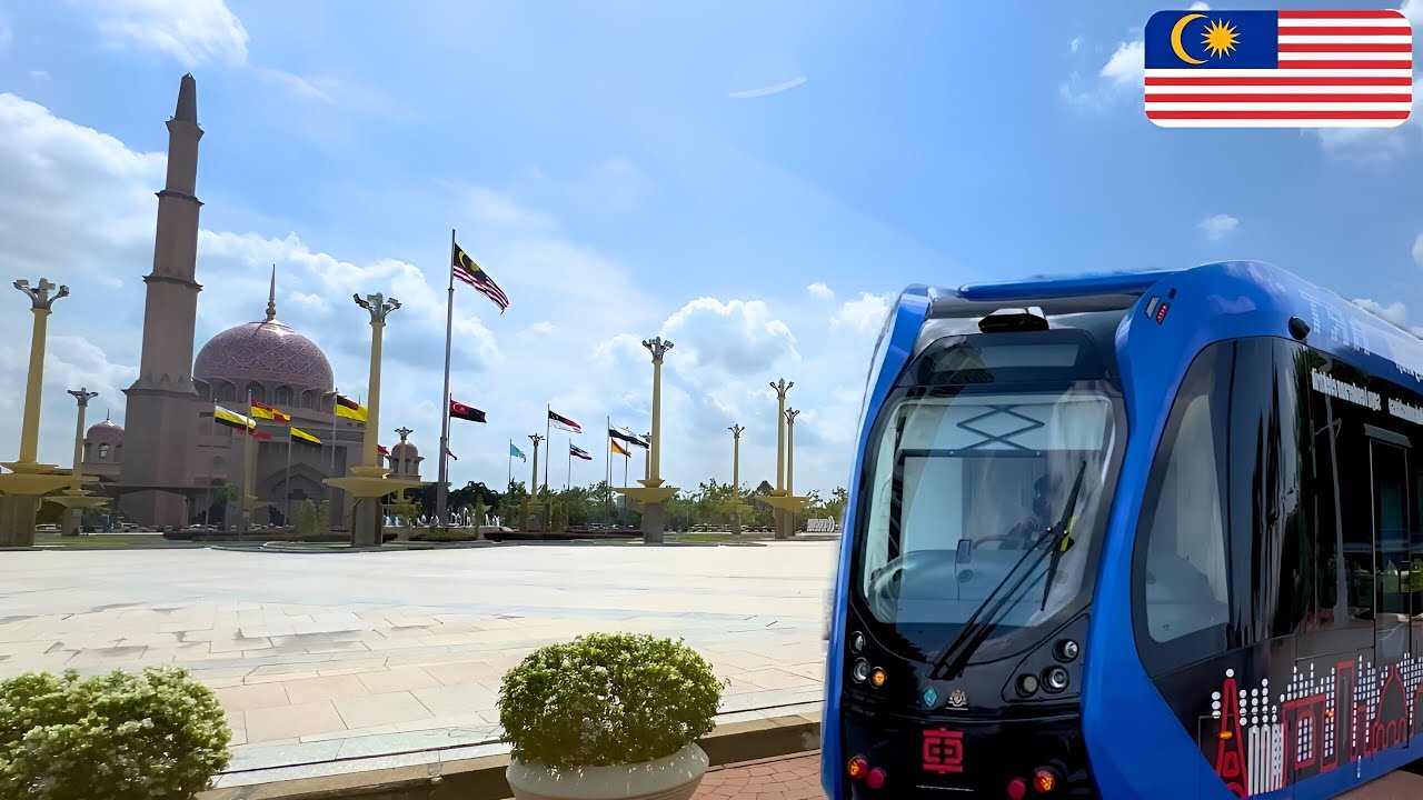[4K] 🚊 Cab Ride in Malaysia 's Capital 🇲🇾 | ART Autonomous Rapid Transit (Bus-Tram Hybrid) Putrajaya