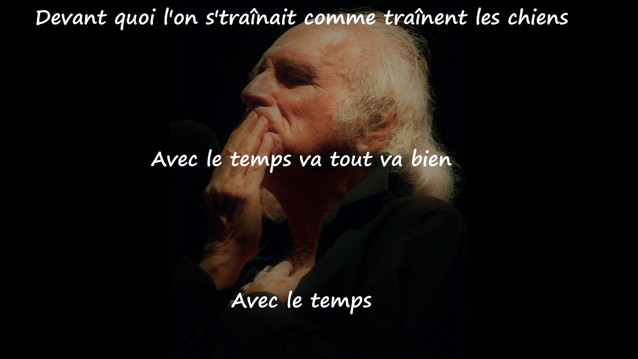Léo Ferré  - Avec le temps (paroles de la chanson)