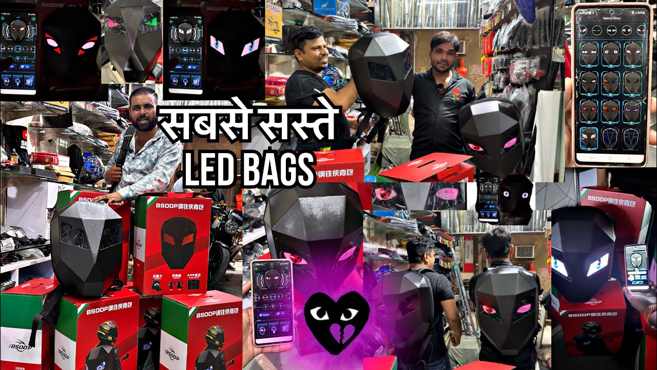 Led display bag 🎒 इतने सारे features सिर्फ एक बैग में ? | rider bag | Sabse Sastha LED Bags