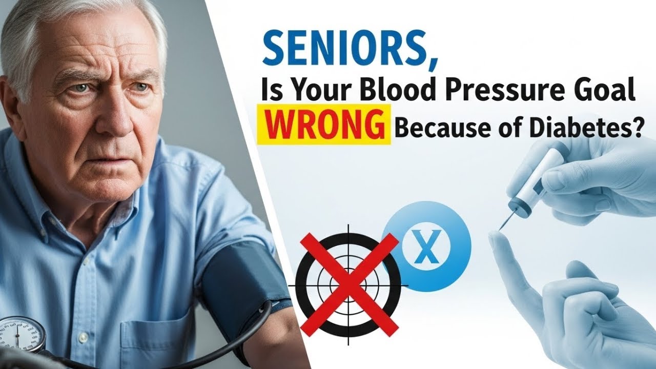SENIORS, Is Your Blood Pressure Goal WRONG Because of Diabetes?