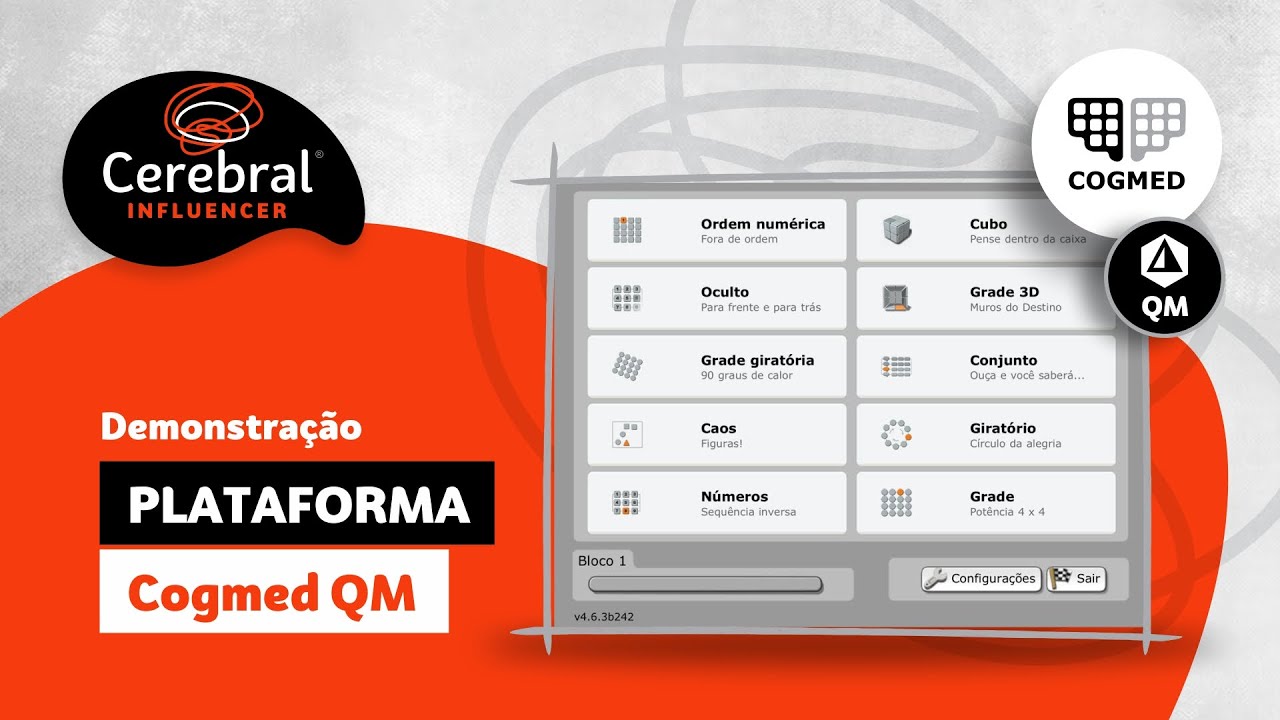 Cogmed QM - Demonstra&ccedil;&atilde;o Plataforma (Cogmed Aplicativo) - Vers&atilde;o para Adultos (Cerebral Influencer)