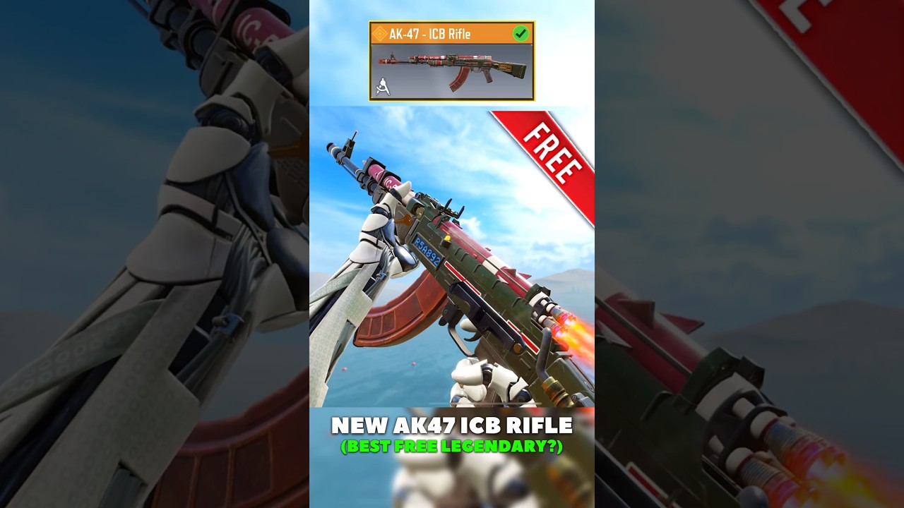 Free Legendary AK47 ICB Rifle is the best #codm