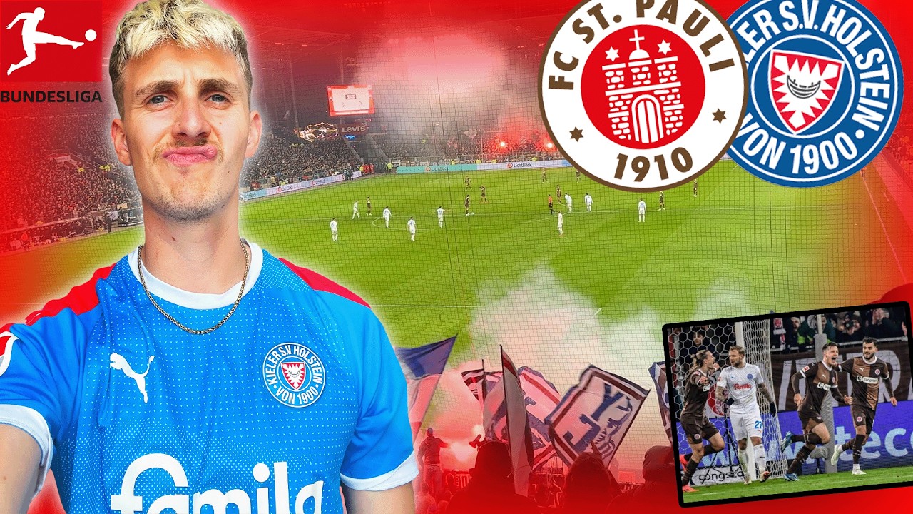 KLATSCHE im NORDDUELL 🫠 ST PAULI - HOLSTEIN KIEL STADIONVLOG 💥 PYRO, CHOREOS & TOP STIMMUNG 🔥🔥🔥