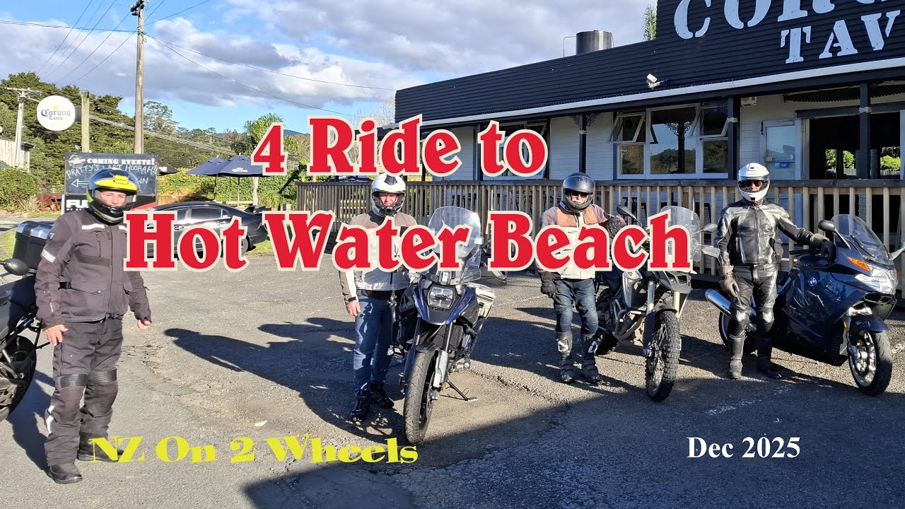 Motor Cycle Ride to Hot Water Beach