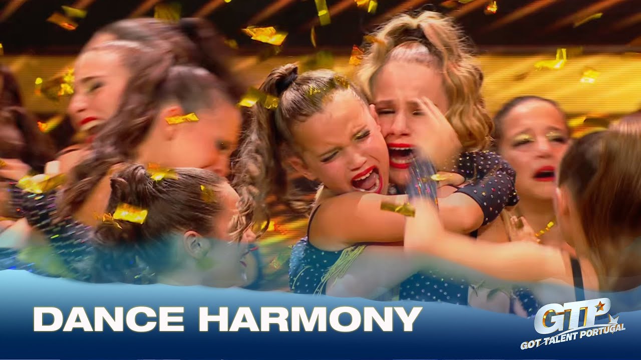 BOTÃO DOURADO para as Dance Harmony! A Filomena ficou rendida à energia do grupo.|Audições| GTP 2024