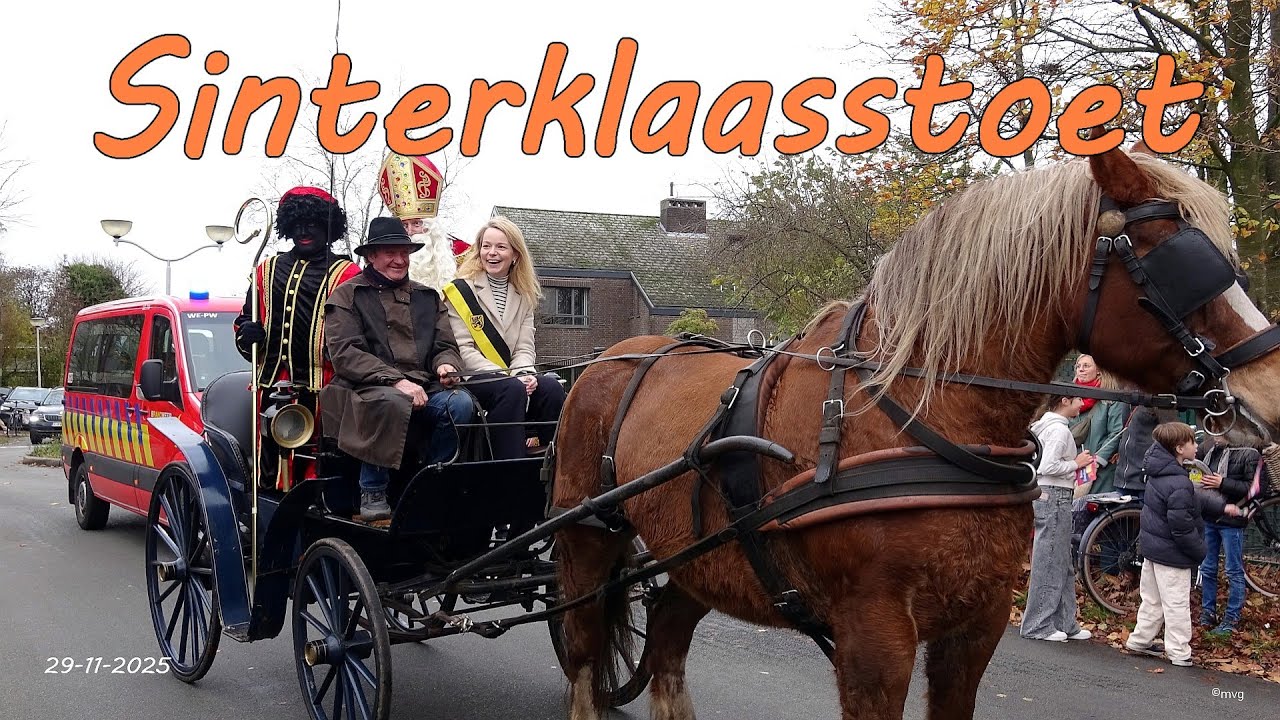 Sinterklaasstoet in Westmalle.