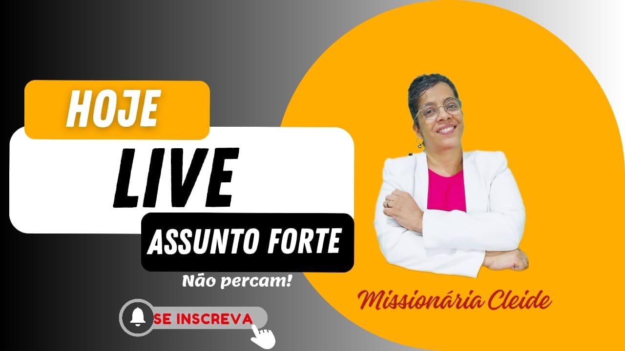 (🔴) Algo MUITO IMPORTANTE para você, escute!🔥 Missionária Cleide-08/02/2026❤️