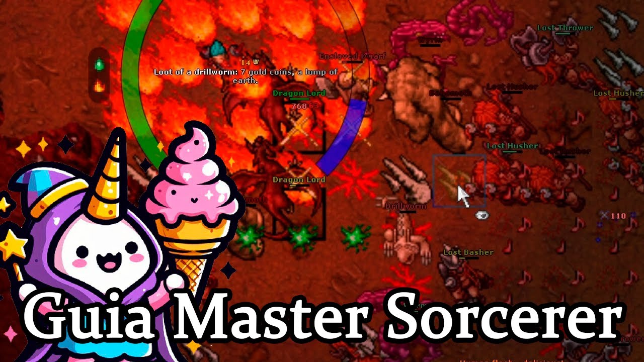Tibia Guia para ser Master Sorcerer en 2026 (Overlure, Imbuements Rotacion Spells Summon)