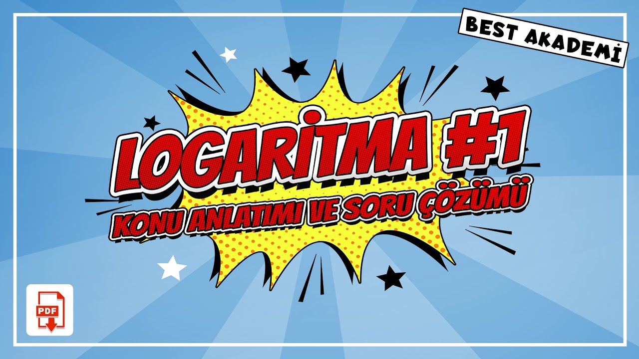 Logaritma - Üstel Fonksiyon | Soru Çözümü | Konu Anlatımı | AYT 2022 | PDF | #tyt #ayt