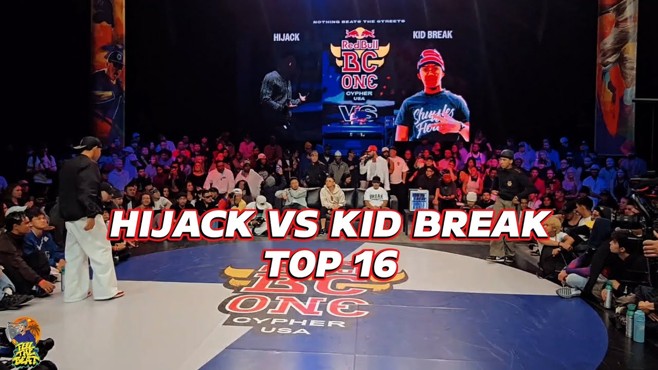 HIJACK VS KID BREAK-RED BULL BC ONE CYPHER USA 2025-TOP 16