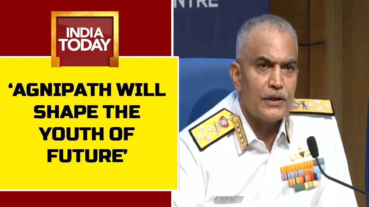 'Agnipath Scheme New Idea Of New Era': Indian Navy Chief Admiral R Hari Kumar On Recruitment Plan
