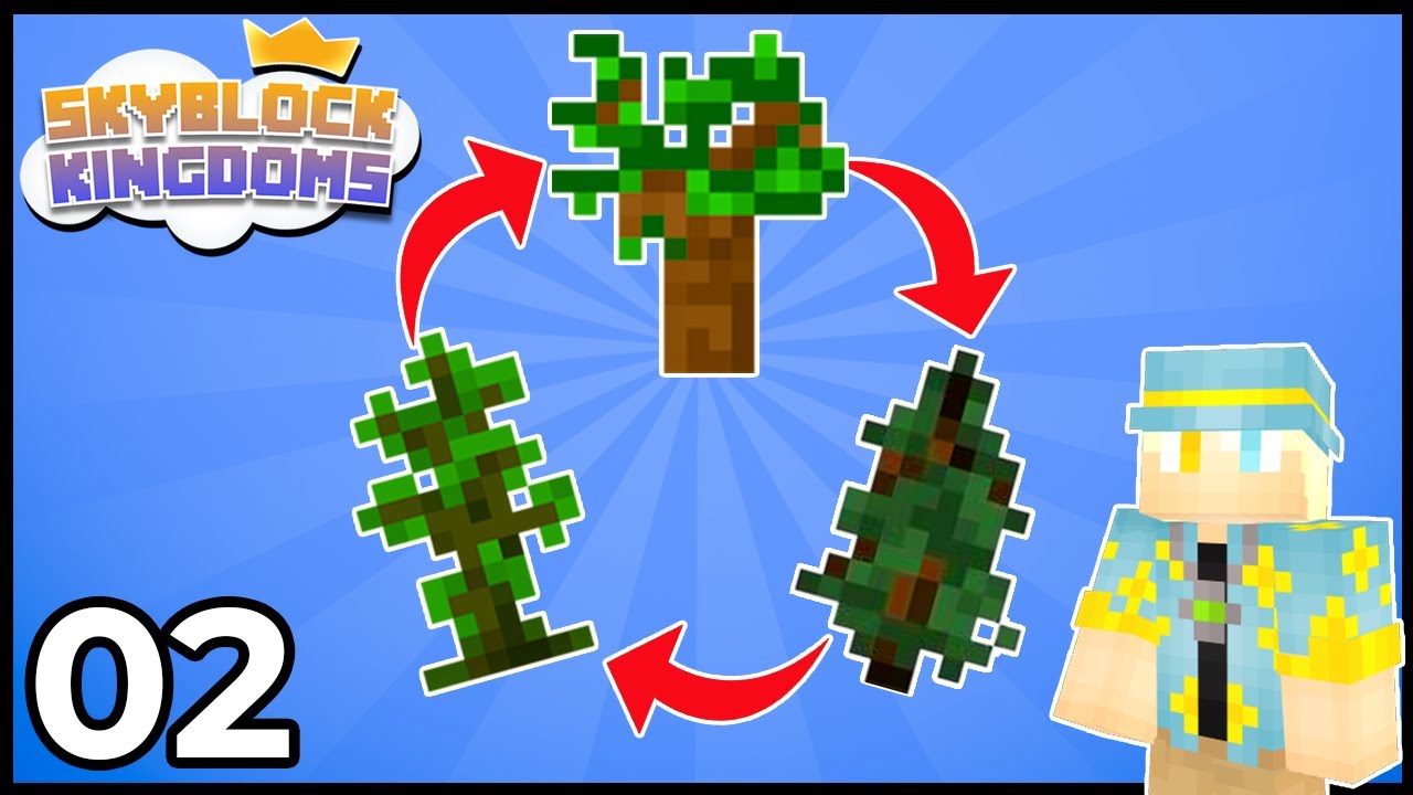 The Big Tree Alliance! - Skyblock Kingdoms Episode 2