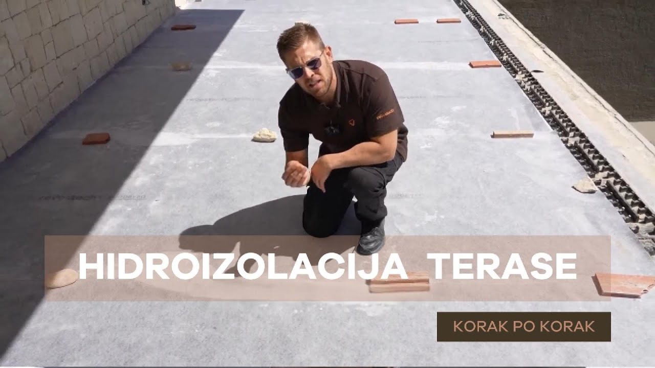 Hidroizolacija terase sa membranom DRY 50