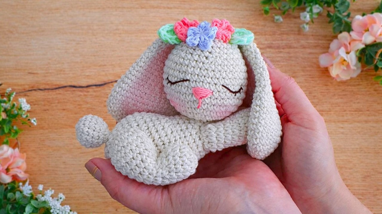 Como tejer un CONEJO OREJAS LARGAS paso a paso en ESPAÑOL - patron amigurumi crochet - PARTE 3/3