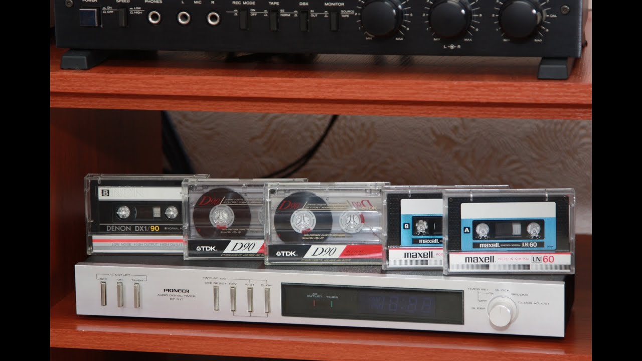 Кассеты Maxell, DENON, TDK с записью для Владислава г.Иркутск
