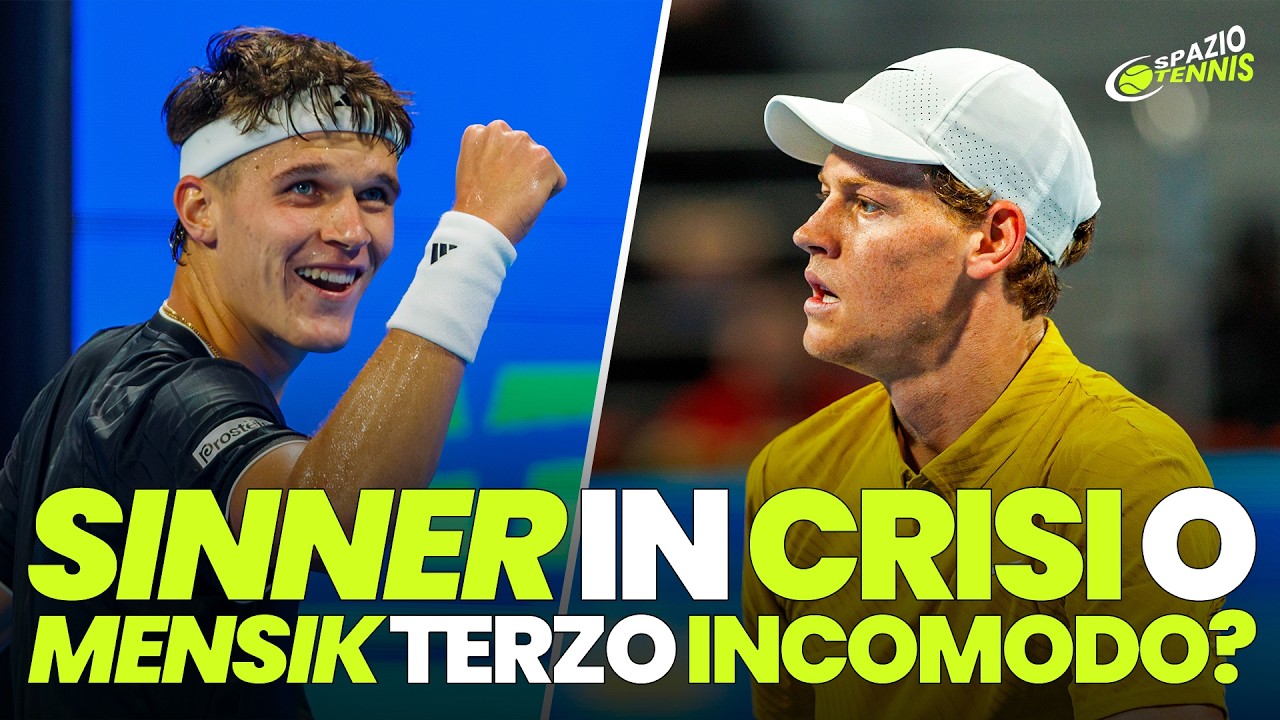Sinner cade a Doha, è Mensik il terzo incomodo?
