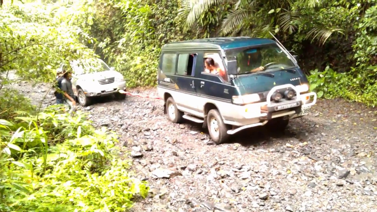 下雨天 溫泉行之慘烈的一戰 DELICA OFF ROAD