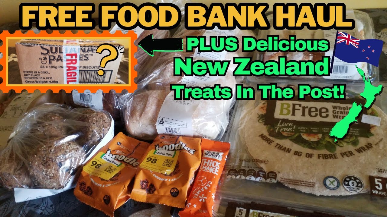 FOOD BANK HAUL! Tuesday's FREE Bread and #UNBOXING New Zealand Treats + #TasteTest!  December 2023