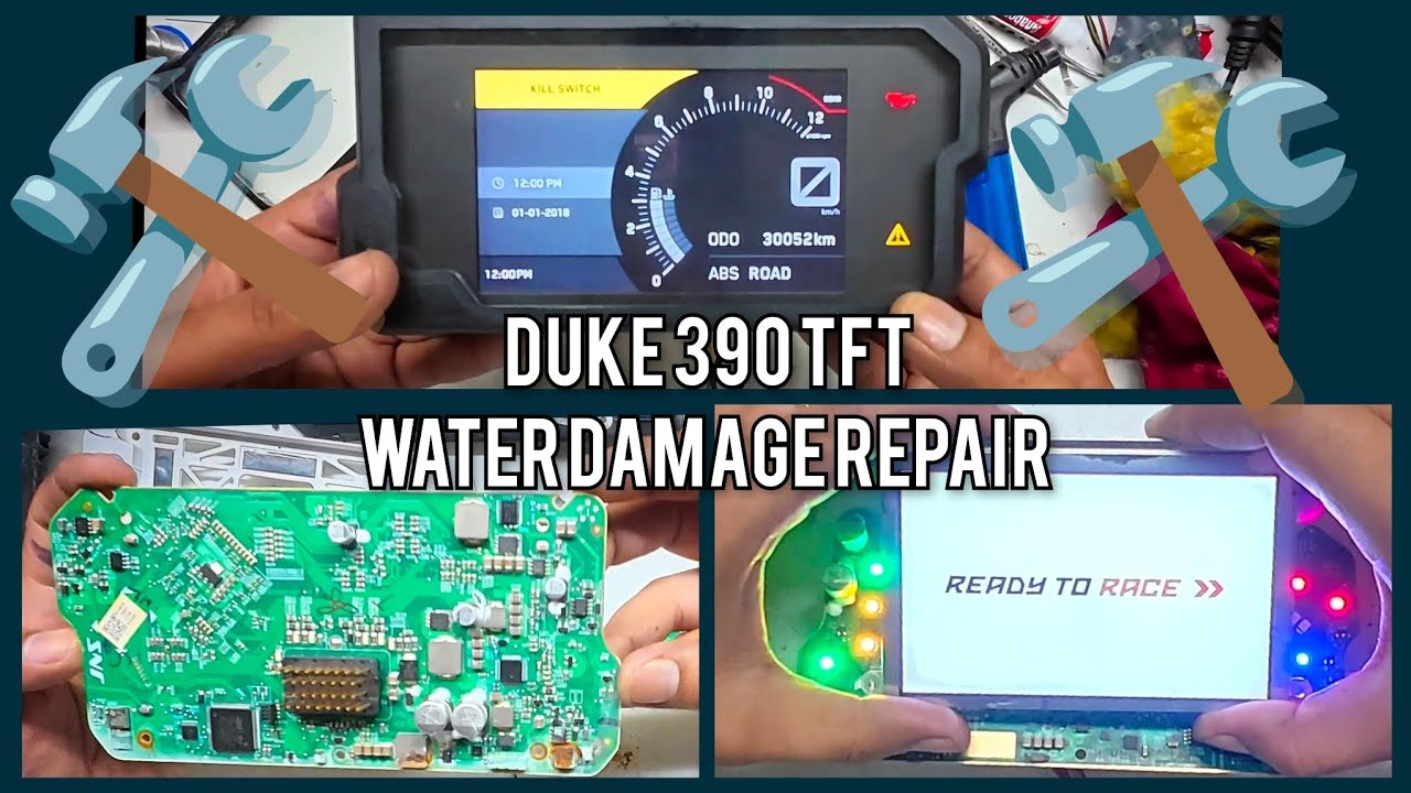 390 TFT water Damage Meter Repair #390 #duke390 #rc390 #bs6 #dukehotmodification #duke #ktm #bike 