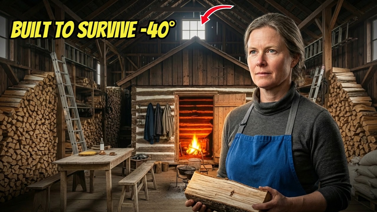 Они смеялись, когда она построила сарай над своей хижиной, а потом пришла зима.