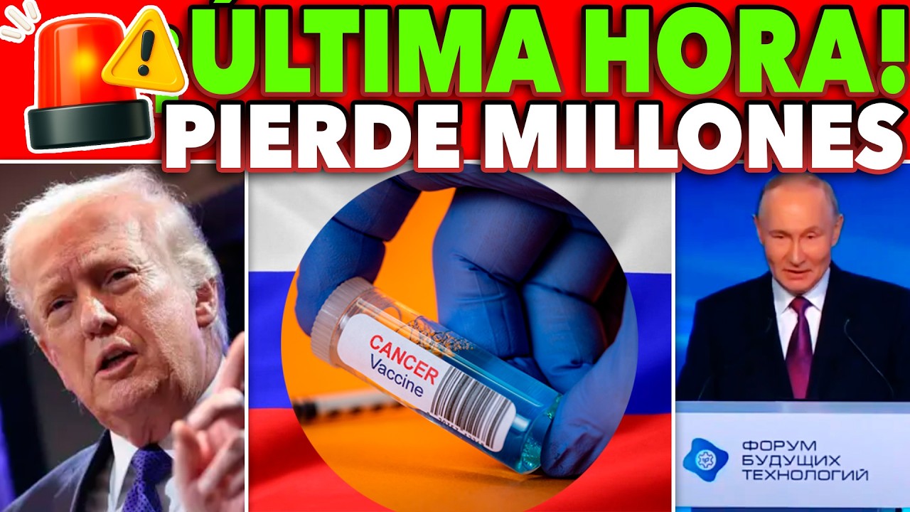 🚨ALERTA MUNDIAL! TRUMP NO PODR&Aacute; ESCONDER VACUNA CONTRA EL C&Aacute;NCER RUSA, INDUSTRIA FARMAC&Eacute;UTICA...