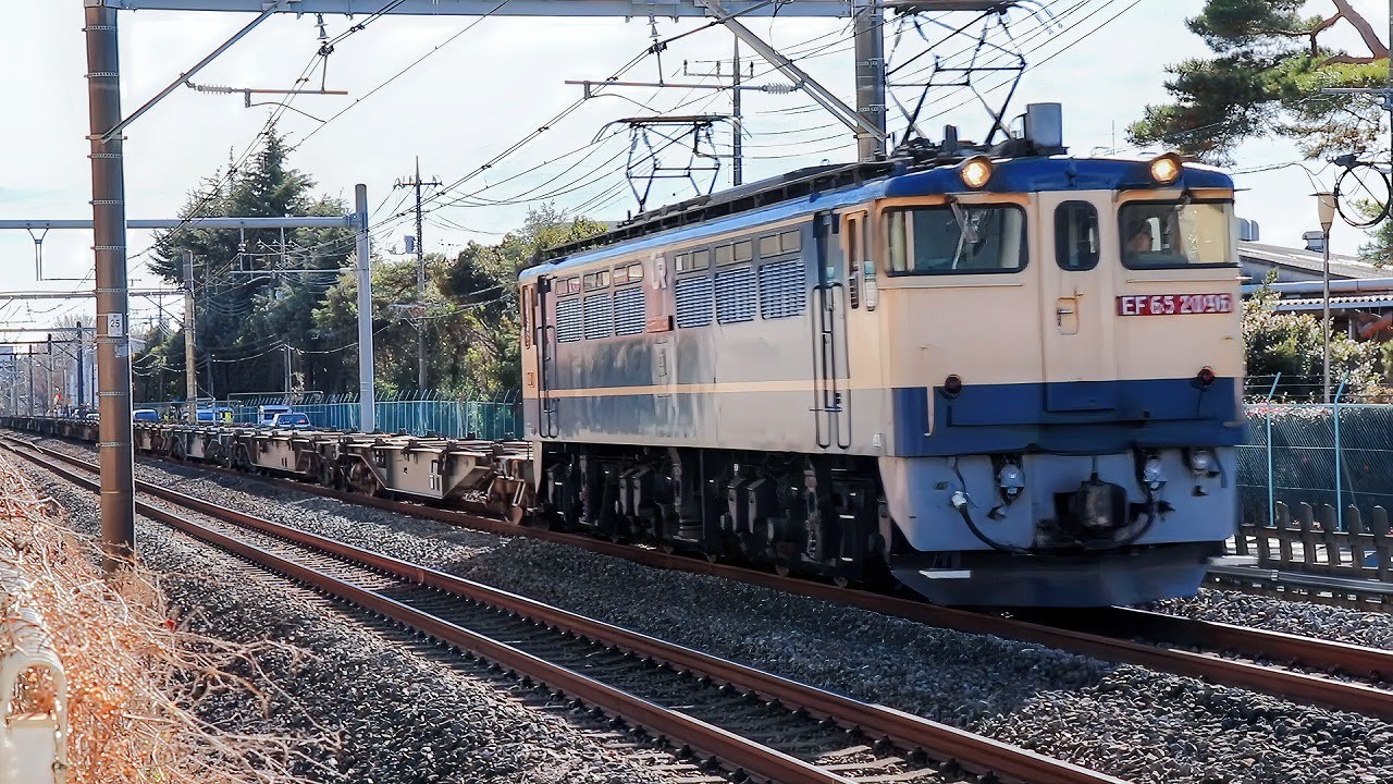 EF65-2096空コキ8791レ・2025/12/22