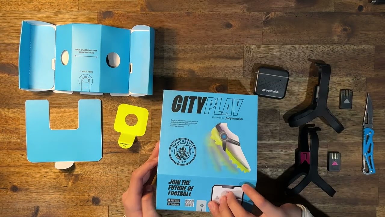 Cityplay by Playermaker and Manchester City Unboxing product