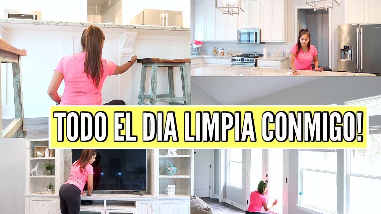 TODO EL DIA LIMPIA CONMIGO|LIMPIANDO MI CASA EN RAPIDO|MicaelaDIY